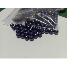Перли прибивні 6 мм Синій 100 шт