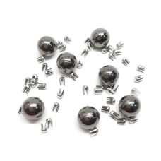 Перли прибивні 8 мм Темний Нікель 100 шт