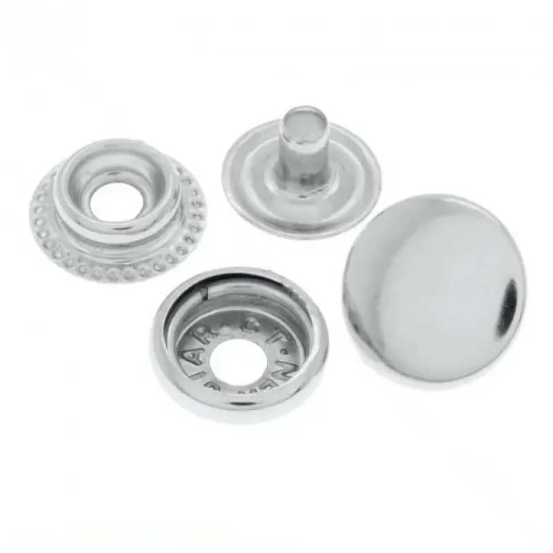 Кнопка Київська (Каппа) 12,5 мм Нікель, 50 шт