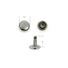 Хольнітен 6 мм односторонній Темний Нікель, 100 шт