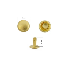 Хольнітен 6 мм односторонній Золото 100 шт