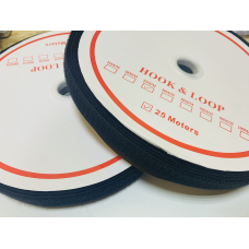 Липучка чорна 2.5см (25 м)