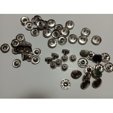 Кнопка ALFA 15 мм Нікель 50 шт