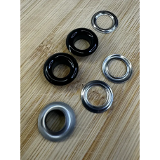 Люверс 8мм Нержавіючий Чорний (322) 50 шт