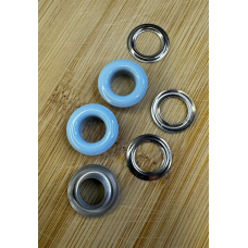 Люверс 8мм Нержавіючий Блакитний (185) 50 шт