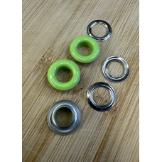 Люверс 8мм Нержавіючий Салатовий (232) 50 шт