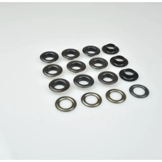 Люверс №28 (14 мм) Нержавіючий Оксид 50 шт