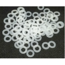 Кільця пластикові під люверс №2 (4мм) №3 (5 мм) 50 шт