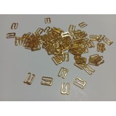 Гачок для бретелів 10 мм метал Золото 50 шт