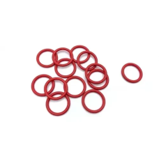Кільце для бретелів 10 мм метал Червоний 50 шт