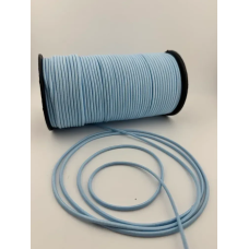 Шнур резинка (капелюшна) 3 мм Блакитна 100 м