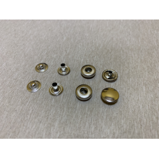 Кнопка Alfa 10мм Нержавіюча Нікель 50 шт