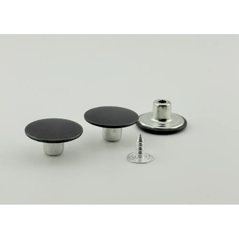 Гудзик для джинсів 17мм гладкий (Оксид) 50 шт