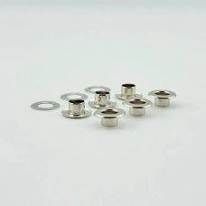 Люверс 5мм плоский Нержавіючий Нікель №3 50 шт