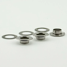 Люверс 8мм плоский Нержавіючий Темний Нікель №5 50 шт