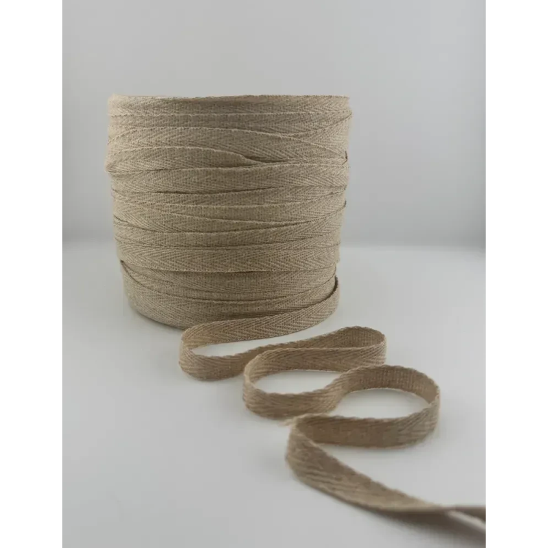 Кіперна стрічка 10 мм Бежевий (50 м)