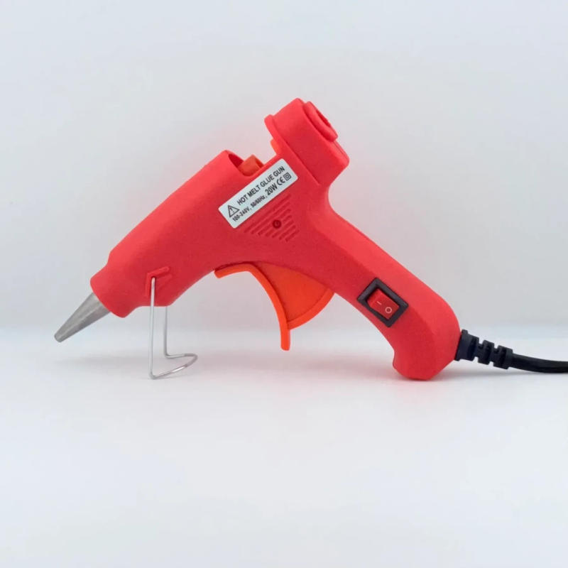 Клейовий пістолет Червоний під стрижні 0,7 см